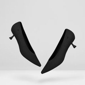 VIVAIA Stella 2.0 Pointed-Toe Kitten Heels Black Rothys style EUR 37